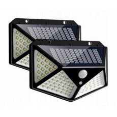 Vonkajšia nástenná SOLÁRNA LAMPA 100 LED SO SENZOROM