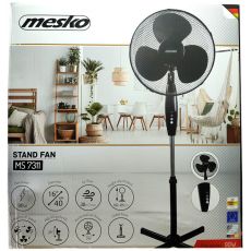 Stojanový ventilátor s výkonom 90W priemer vrtule 40cm, otočná hlava