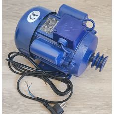 1fázový elektromotor s remenicou na 2 klínové remene 220V / 1,5kW / 1500ot.