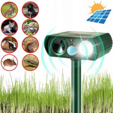 SOLÁRNY ULTRAZVUKOVÝ ODPUDZOVAČ ZVIERAT PRE OCHRANU ZÁHRADY