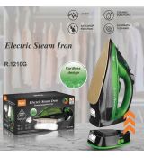 Bezdrôtová elektrická naparovacia žehlička 2400W s keramickou žehliacou plochou