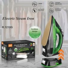 Bezdrôtová elektrická naparovacia žehlička 2400W s keramickou žehliacou plochou