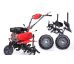 Benzínový ručný kultivátor s kolesami 8HP motor 2+1 rýchlosti, vyorávač zemiakov, pluh